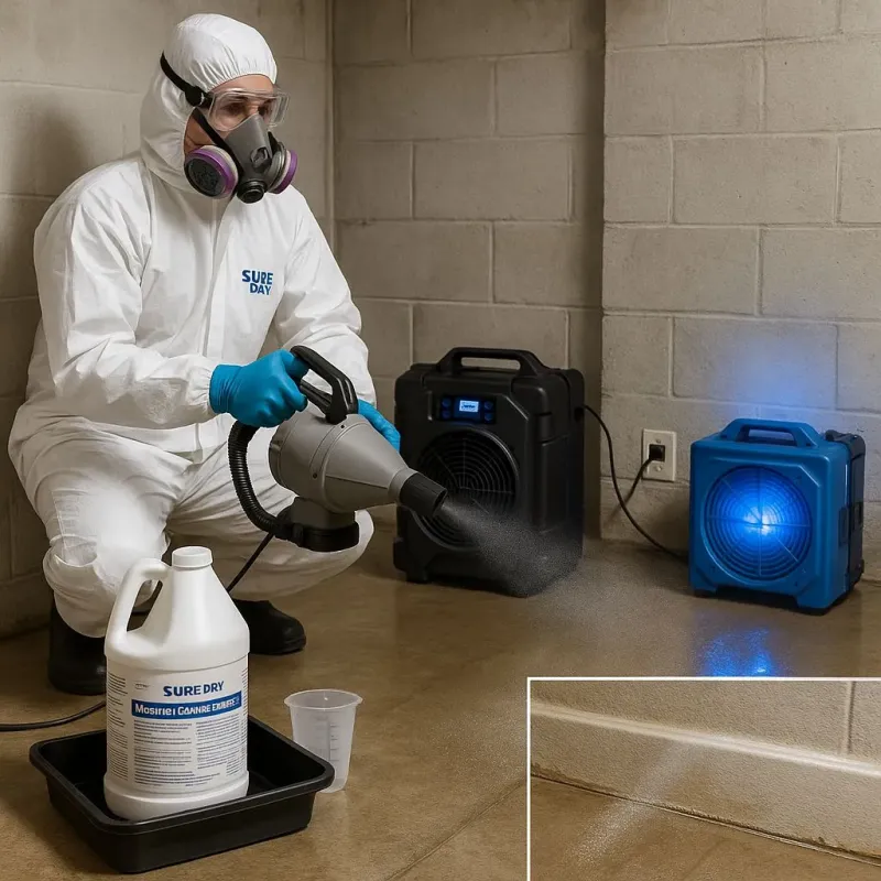 Sanitization and Odor Removal process in Waterboro, ME